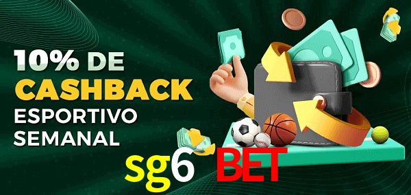 10% de bônus de cashback na sg6 bet